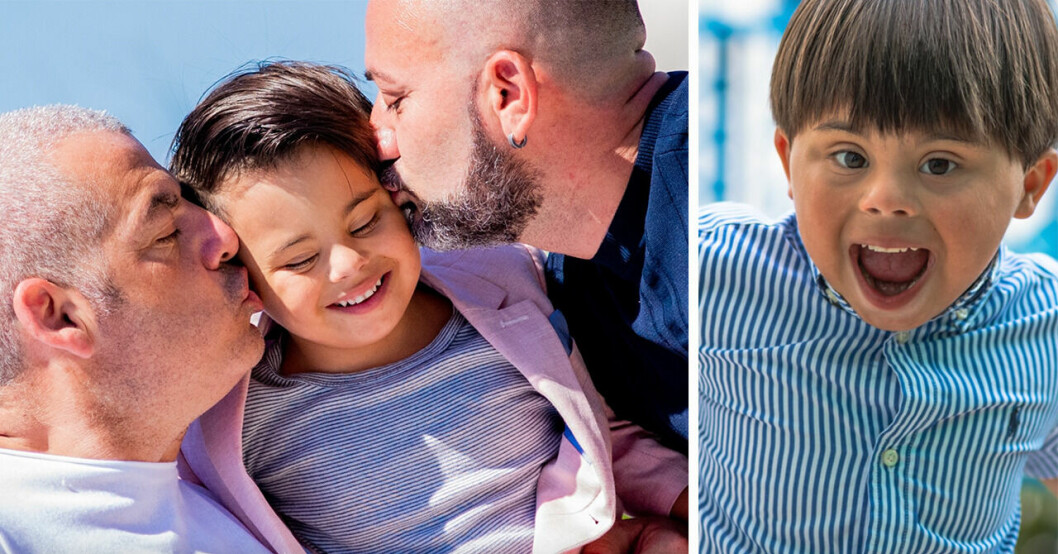 Ingen ville ha Ben med Downs syndrom – homosexuella paret fick adoptera till slut