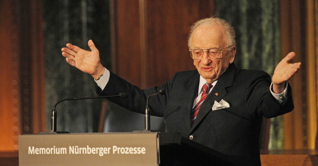 Ben Ferencz blev 103 år. 2010 deltog han vid öppnandet av en utställning om rättegångarna i Nürnberg. Arkivbild. Siste åklagaren från Nürnberg död