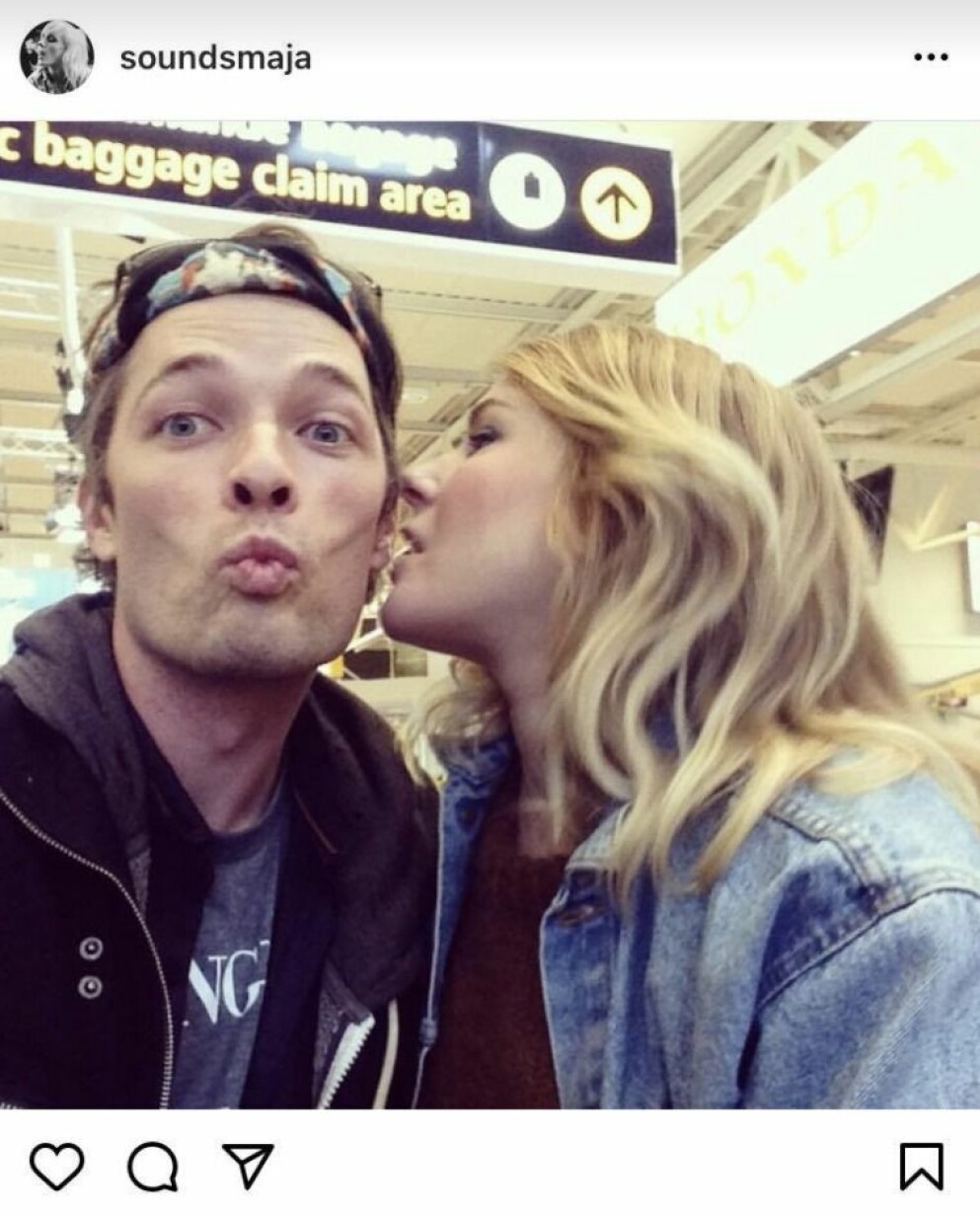 Ben Fee och Maja Ivarsson. Ben Fee och Maja Ivarsson när de var ett par