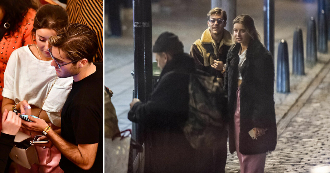 Hanna Ferm och Benjamin Ingrosso var intima under och efter Melodifestivalen 2019.