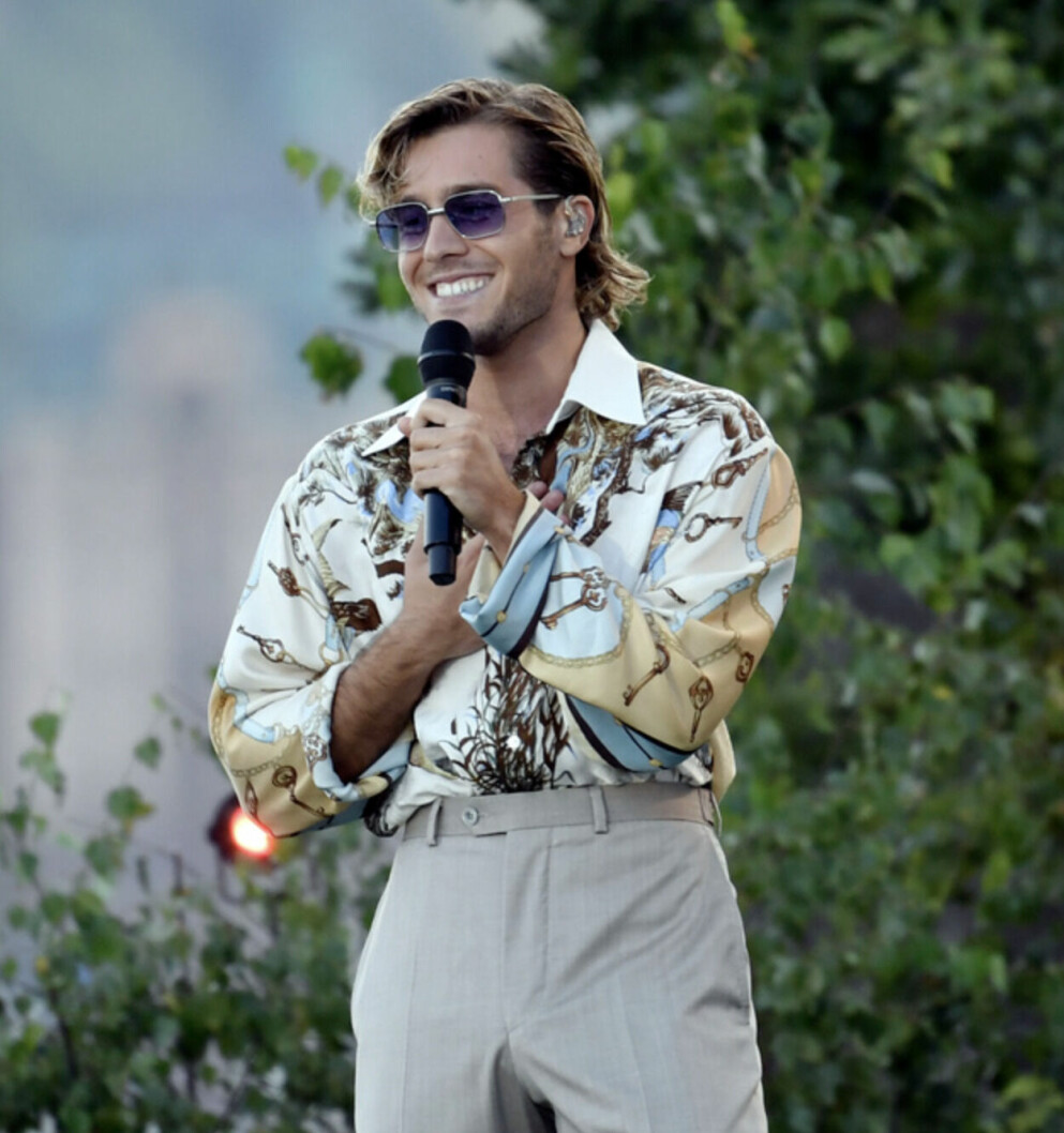 Benjamin Ingrosso. Benjamin Ingrosso på scen
