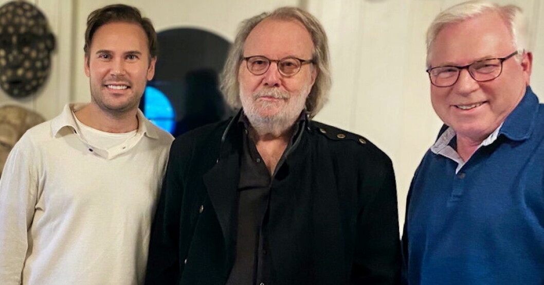 Benny Anderssons musik tolkas av The London Philharmonic Orchestra och Christian Svarfvar. Initiativtagare av samarbetet är Anders Berglund. Pressbild. Symfoniorkester tolkar Benny Andersson