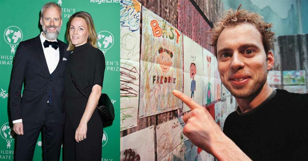 Idag går Fredrik Berling på mingel med frun LIsa – på 90-talet ledde han ”Hjärnkontoret” och ”Bolibompa”. Programledare Fredrik Berling med frun Lisa