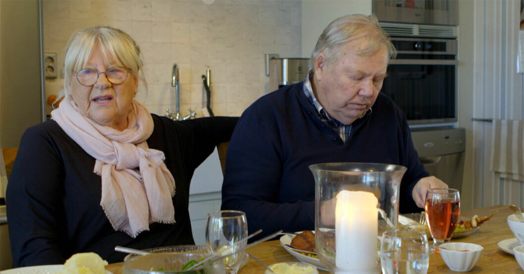 Berts fru har hållit sig undan offentligheten, men dök upp i Bert Karlsson-dokumentären ”Elefanten i folkhemmet” som visades i TV4.