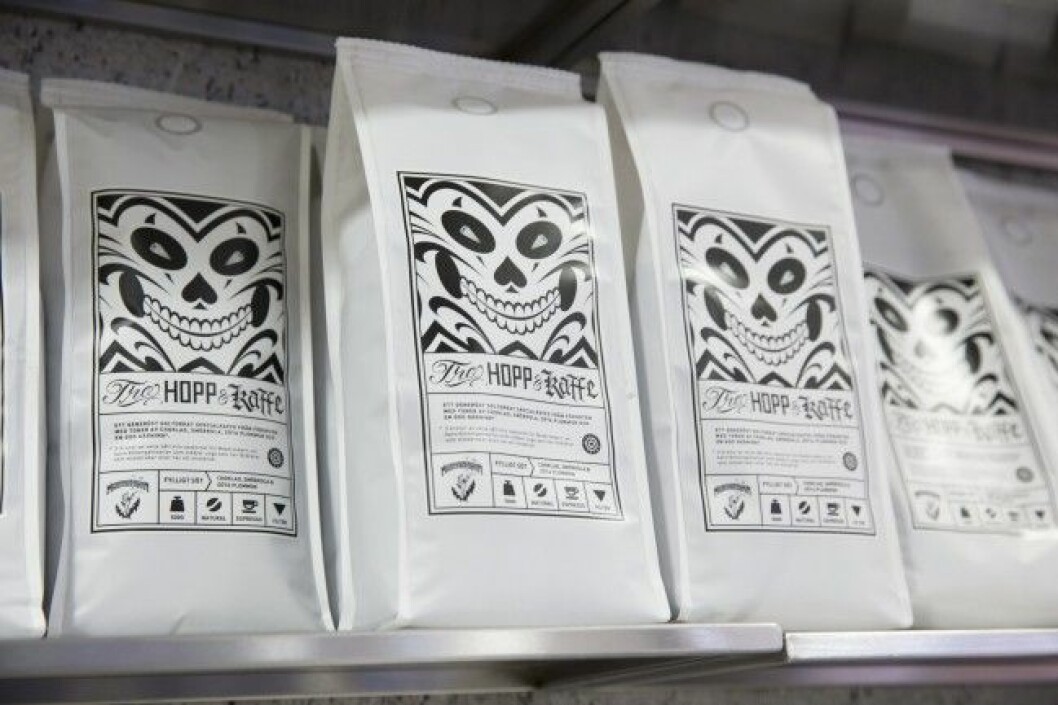Kaffet “Tro, hopp & kaffe”. Foto: Malin Bondeson.