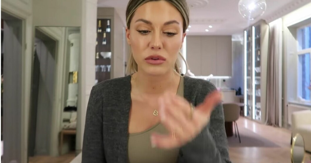 Bianca kunde inte hålla tillbaka tårarna. Bianca Ingrosso
