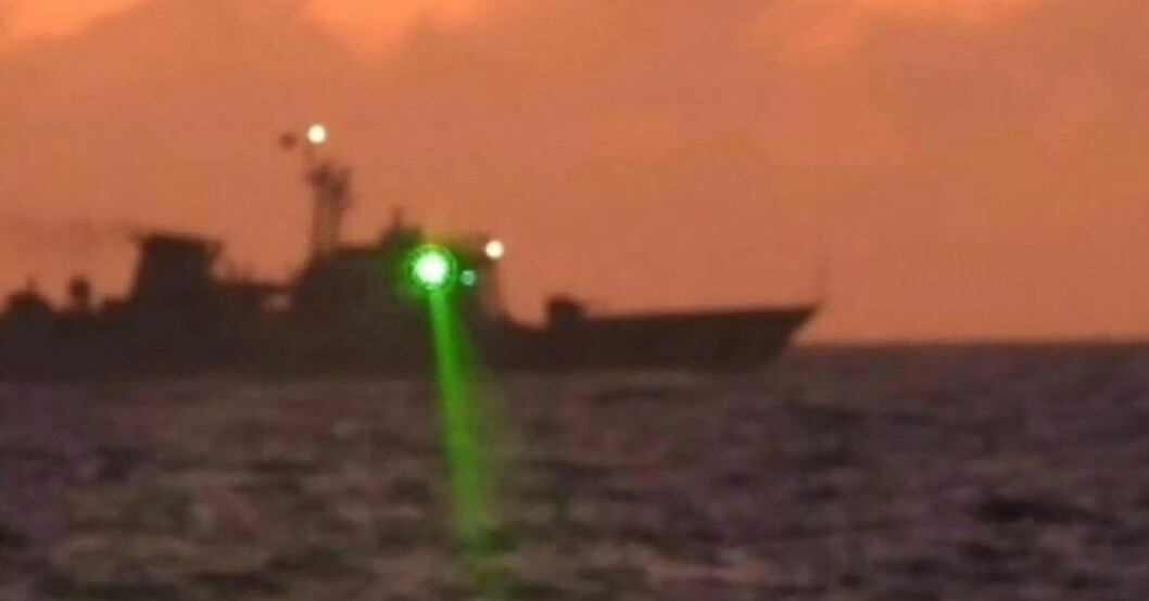Filippinerna: Kina använde militär laser