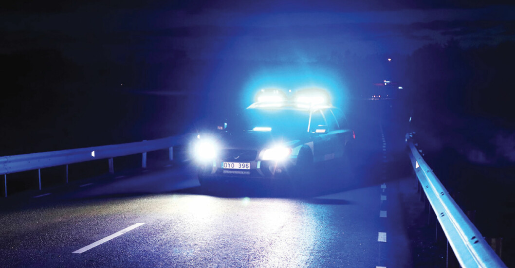 35-årig man voltade med bil – polisen misstänker rattfylla
