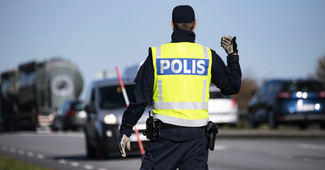 Bilen som bröderna färdades i stoppades utanför Linköping där de båda också greps. Arkivbild. Bröder åtalas – hade 37,5 kilo hasch i bilen