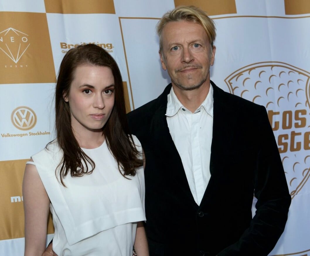 Julia Billgren och Ernst Billgren på röda mattan