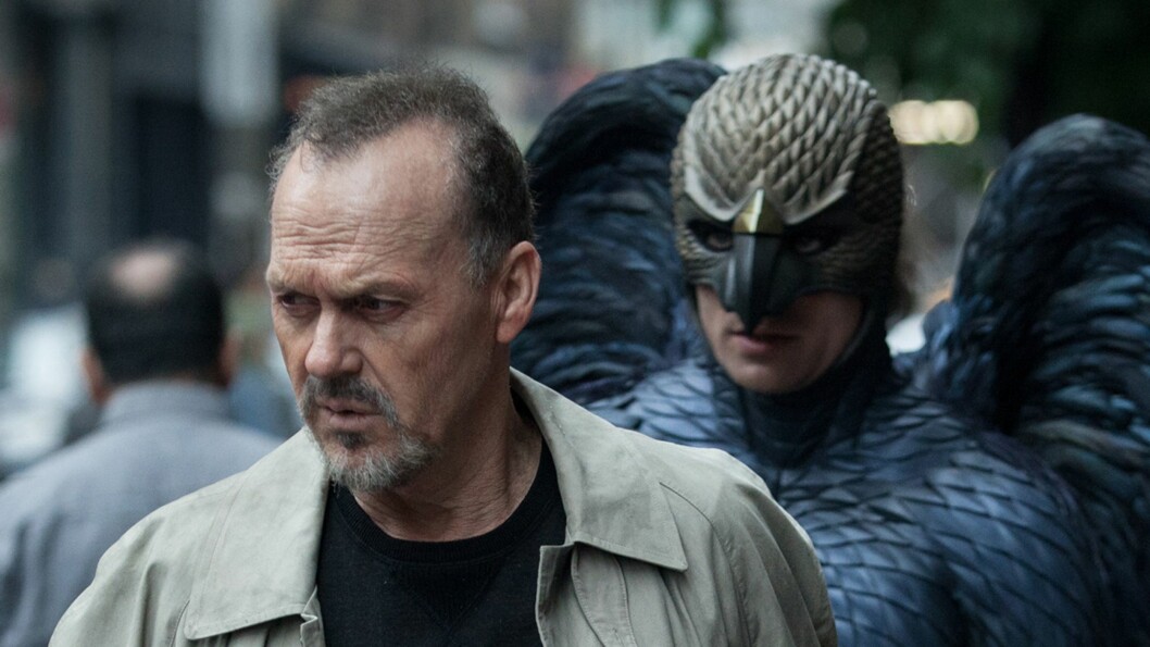 Michael Keaton i “Birdman”. Michael Keaton i "Birdman".