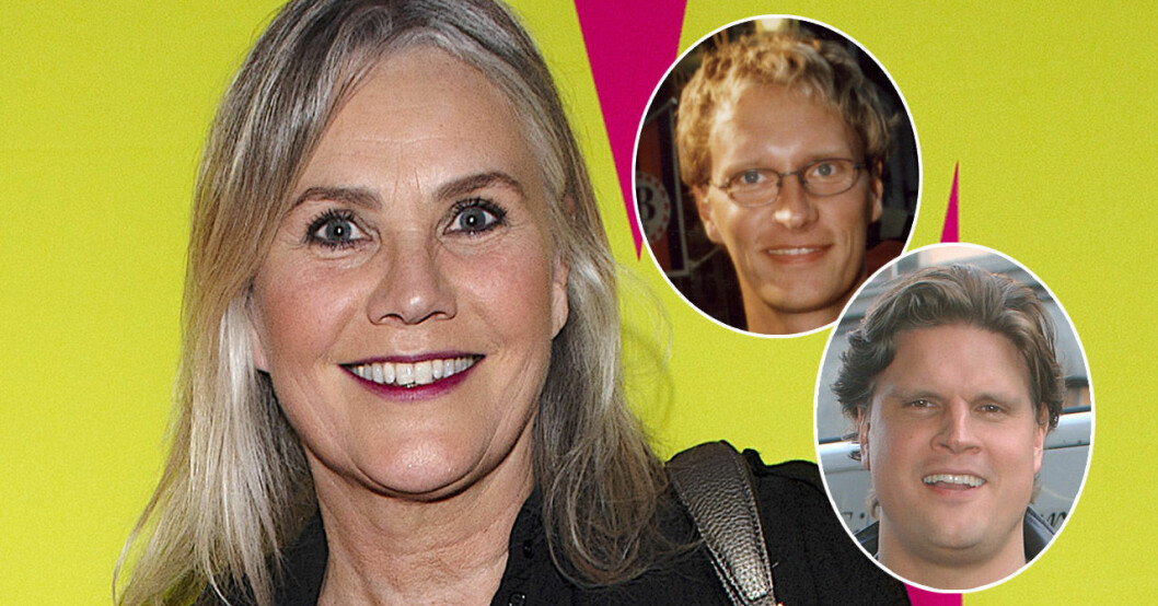Birgitte Söndergaard, ex-maken Ulf och ex-pojkvännen Magnus Backlund.
