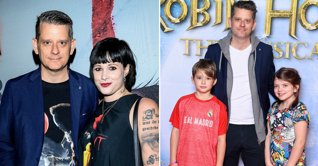 Marcus med frun Michaela och till höger med barnen Milo och Mimmi 2019. Marcus Birro med frun Michaela och till höger med barnen Milo och Mimmi.