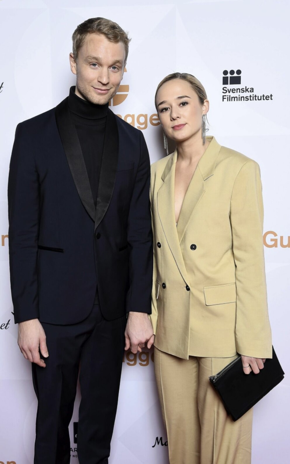 Björn och Alba. Björn Gustafsson och Alba August på röda mattan