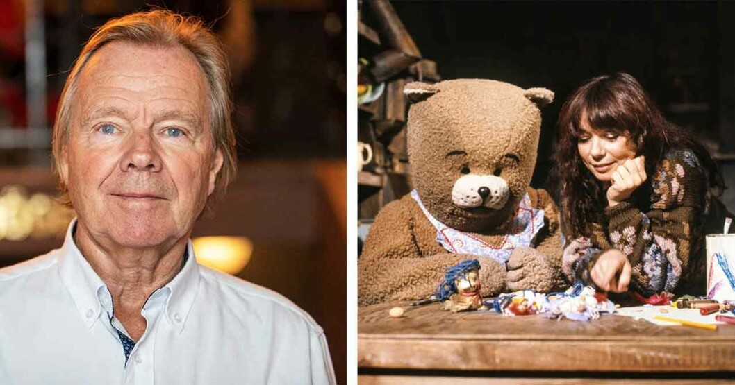 Jörgen Lantz spelade Björne. Här med Eva Funck. Jörgen Lantz spelade Björne, här med Eva Funck