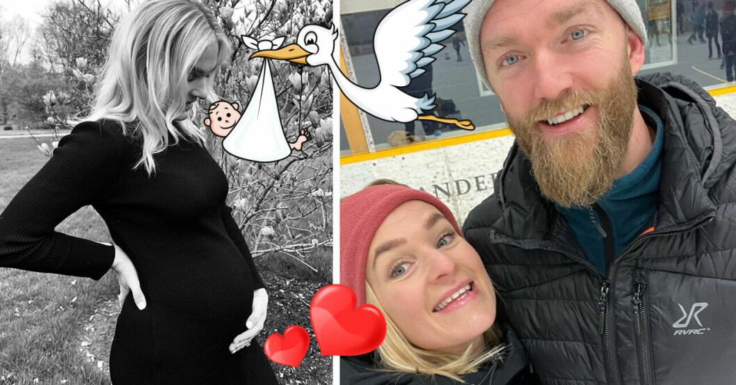 Ida Björnstad och Mattias Ekholm blir föräldrar för tredje gången.