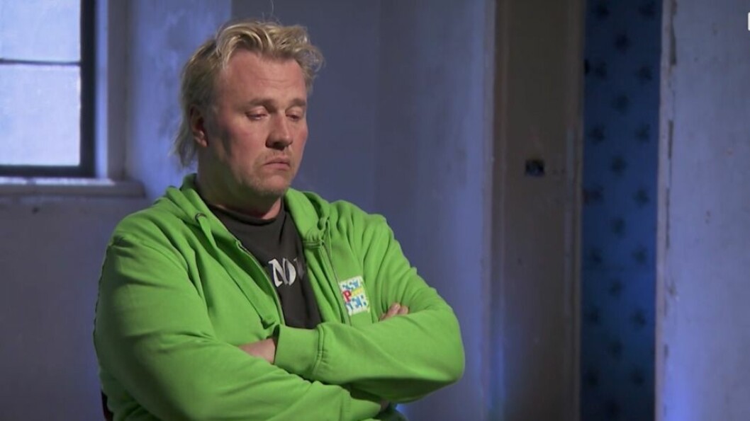 Det blir ett tufft första avsnitt av "Biggest Loser VIP" för Jan "Blondie" Hammarlöf. 