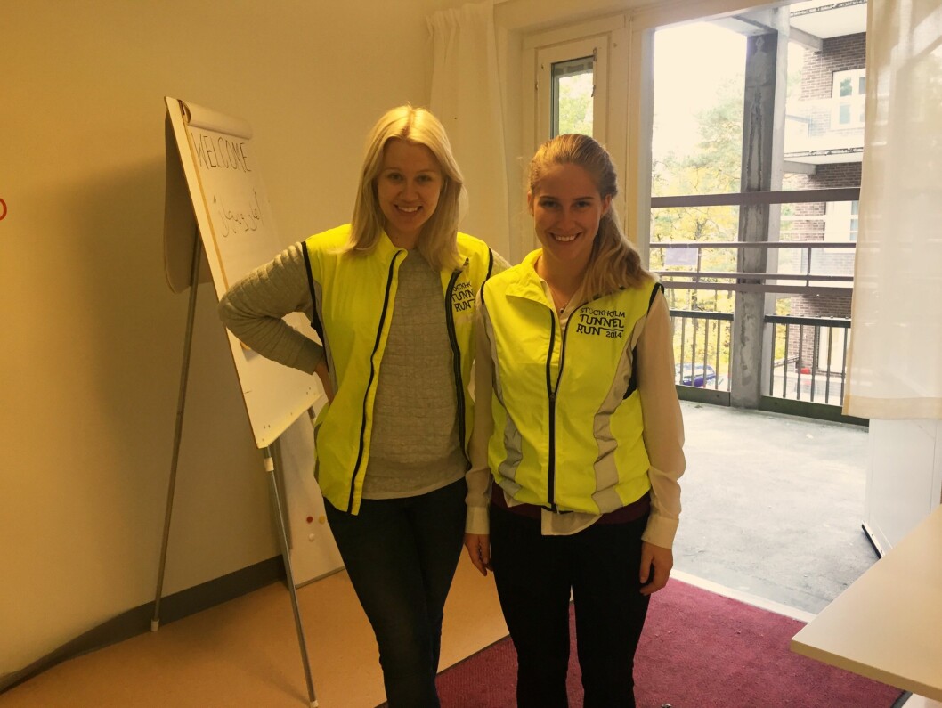 Blondinbella med Ida Drougge, en av initiativtagarna till Refugees Welcome Lidingö. Foto: <a href="http://www.blondinbella.se/2015/10/refugees-welcome/" target="_blank" rel="noopener">Blondinbella</a> Blondinbella med Ida Drougge, en av initiativtagarna till Refugees Welcome Lidingö. Foto: Blondinbella