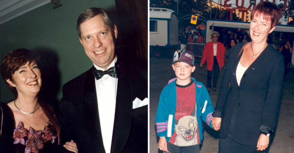 <strong>Mona Sahlin och maken Bo och sonen Gustav Sahlin.</strong>