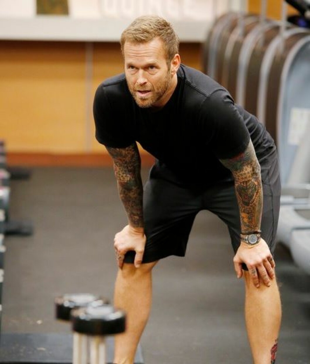 Bob Harper var nära att dö när han drabbades av en svår hjärtattack mitt under sitt träningspass.