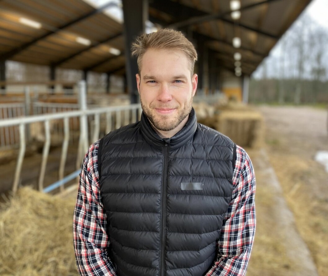 FOTO: TV4 Erik Parai Arnesson, 25 år, köttbonde och klövvårdare, Skruv.