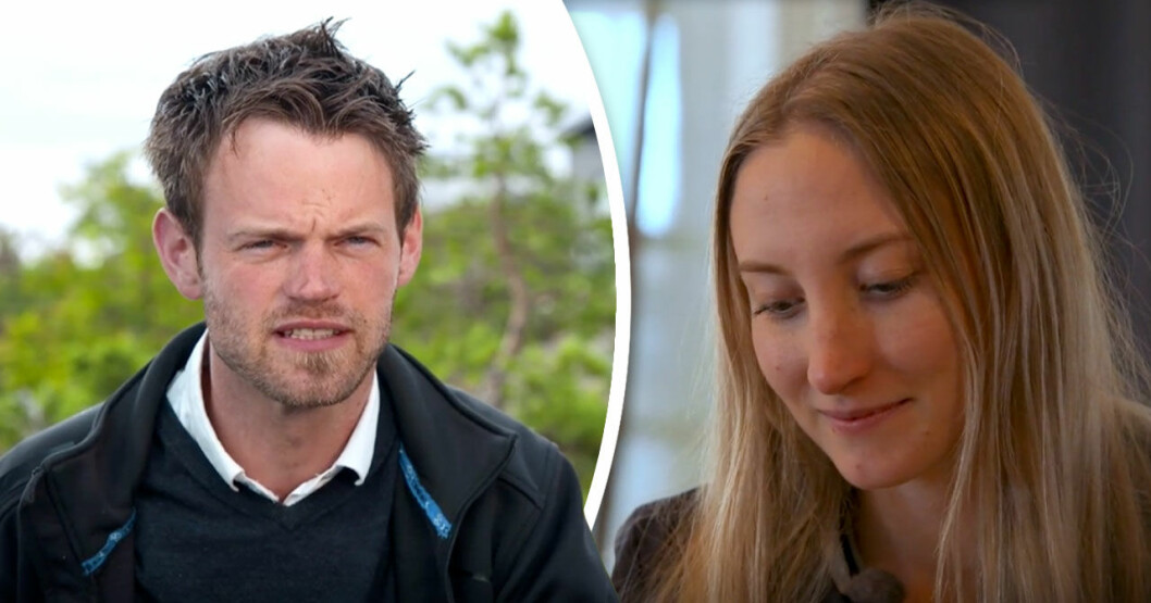 Alex och Madeleine i Bonde söker fru. <strong>Foto: TV4.</strong> Bonde-Alexander Andersson Madde