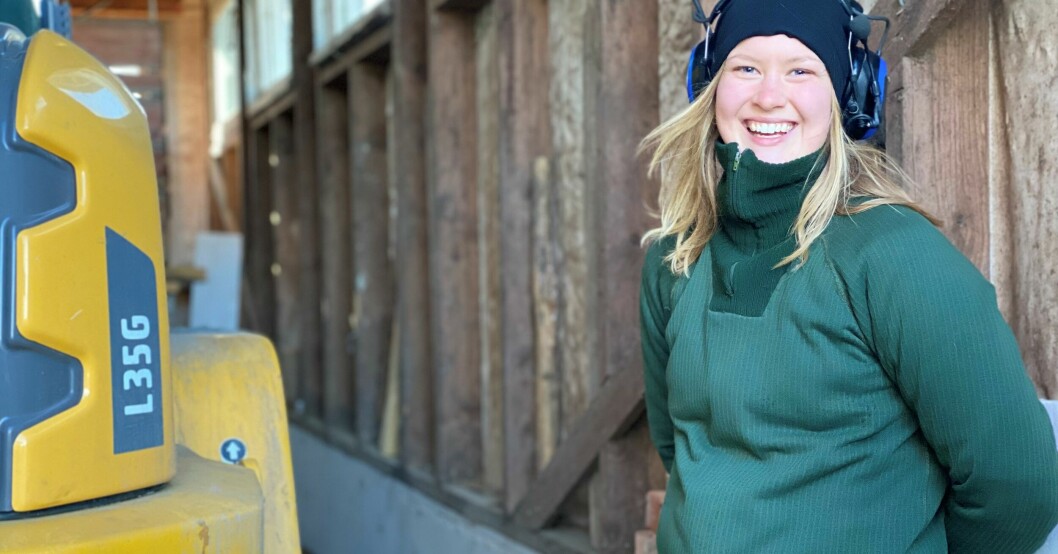 Elin Sandblom, en av bönderna som deltar i Bonde söker fru 2022.