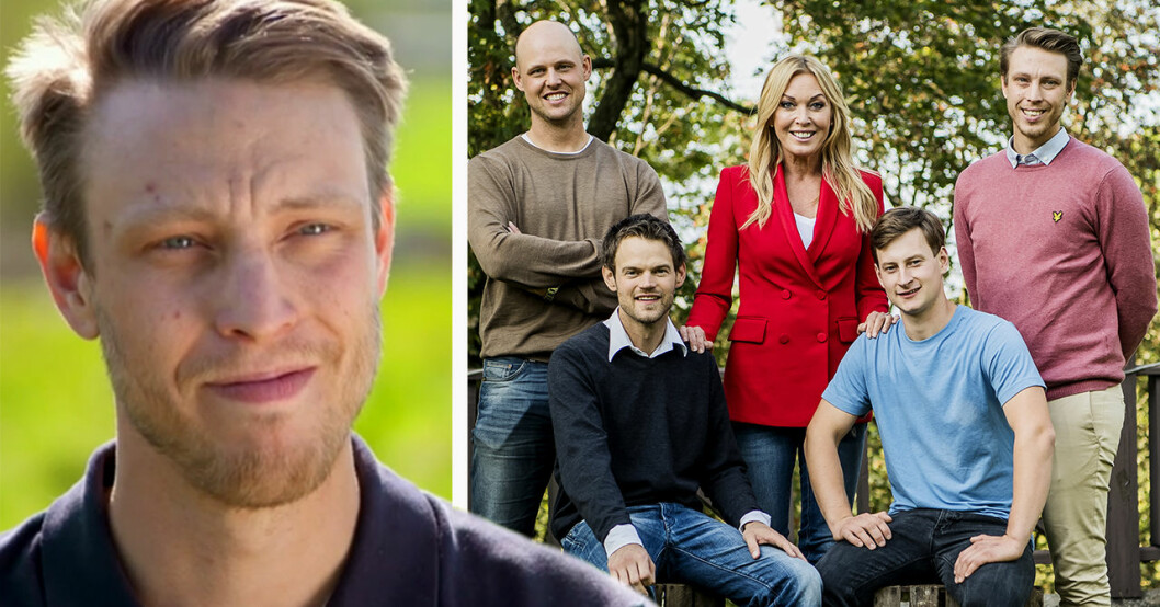 Pelle Hansson Edh och övriga bönder i Bonde söker fru 2019.