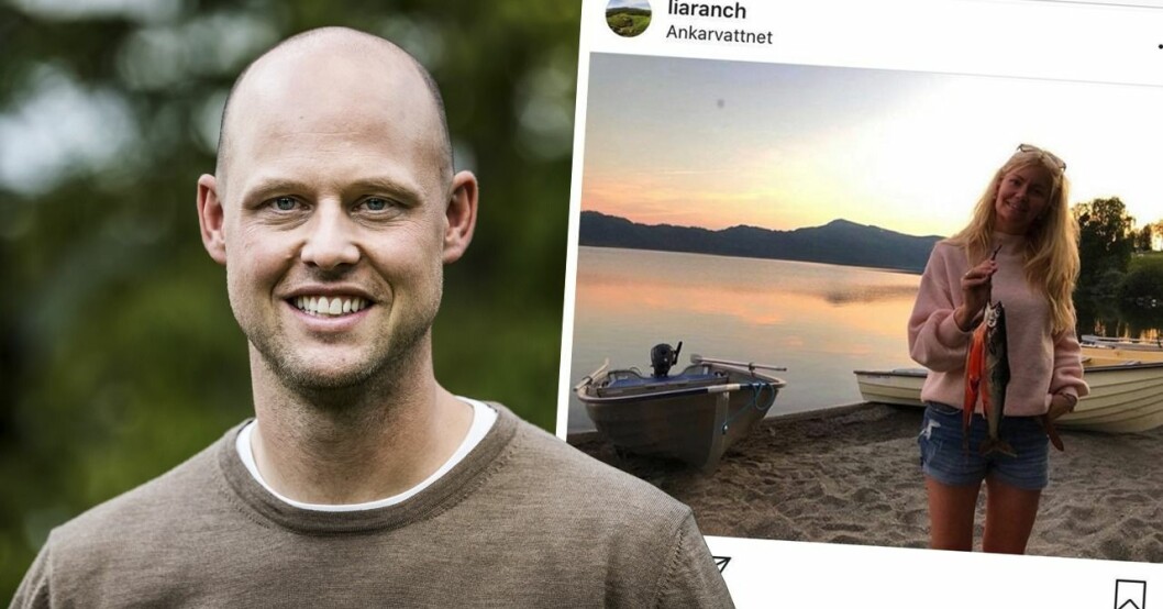 Jimmy Olofsson från Bonde söker fru och Emelie Åström vid stranden