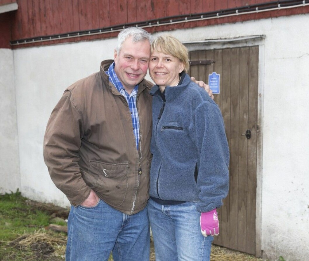De blivande makarna Peter Karlsson och Helene Johansson. Foto: Malin Bondeson Foto: Malin Bondeson