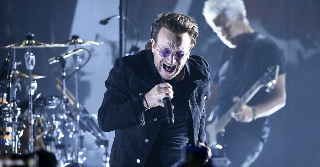 U2 intar Las Vegas med supershow