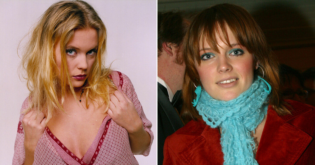 Josephine inför Hundtricket 2002 och på Filmgalan året efter. Josephine Bornebusch inför Hundtricket 2002 och på Filmgalan 2003.