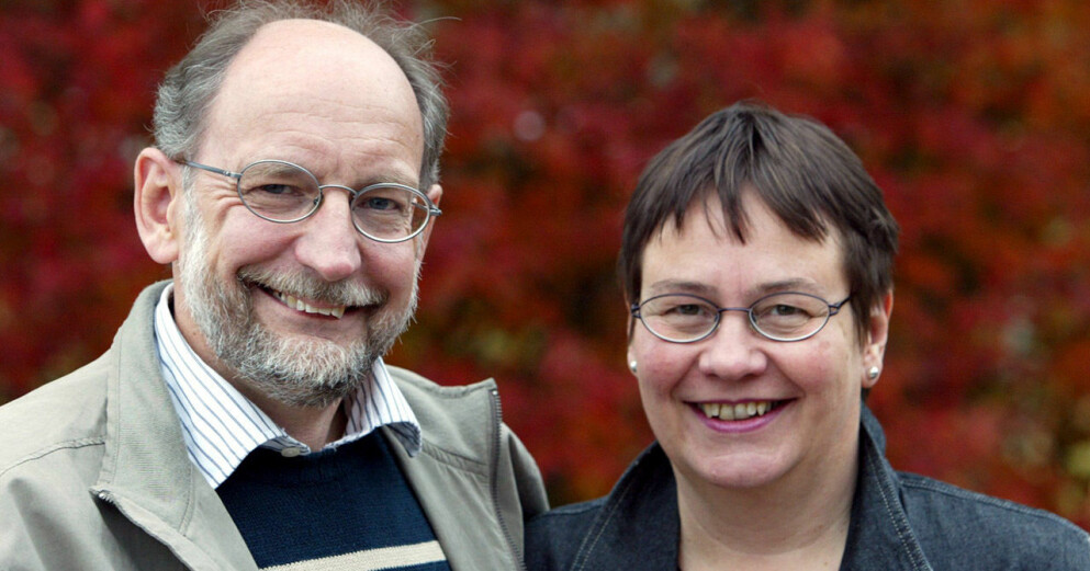 ”Bosse Bildoktorn” med fru Monica 2003. Bosse Andersson med frun Monica.