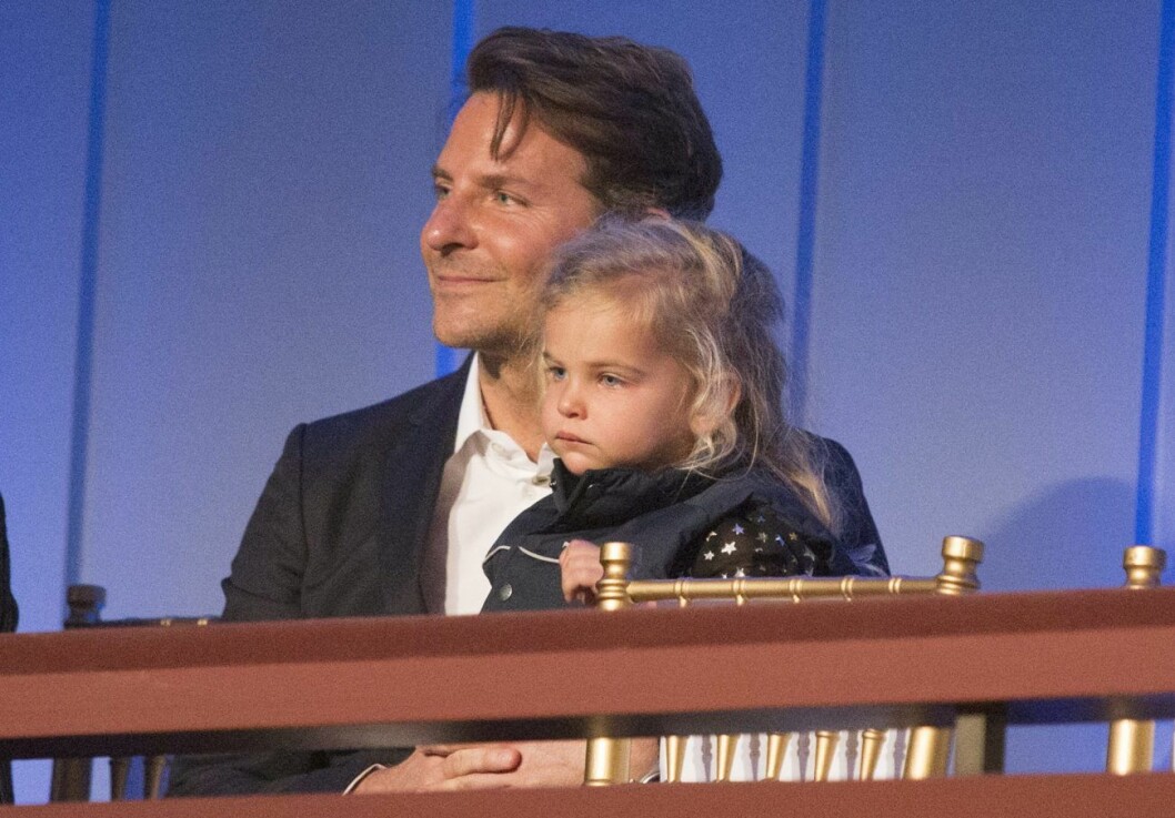 Bradley Cooper med dottern Lea