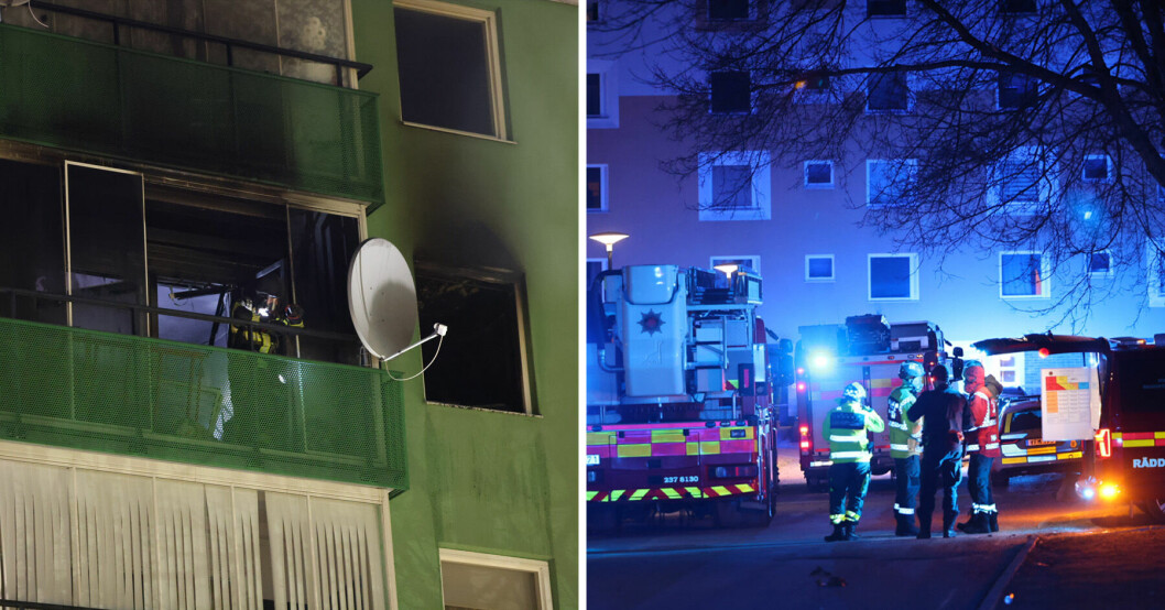 Två kvinnor döda efter lägenhetsbrand