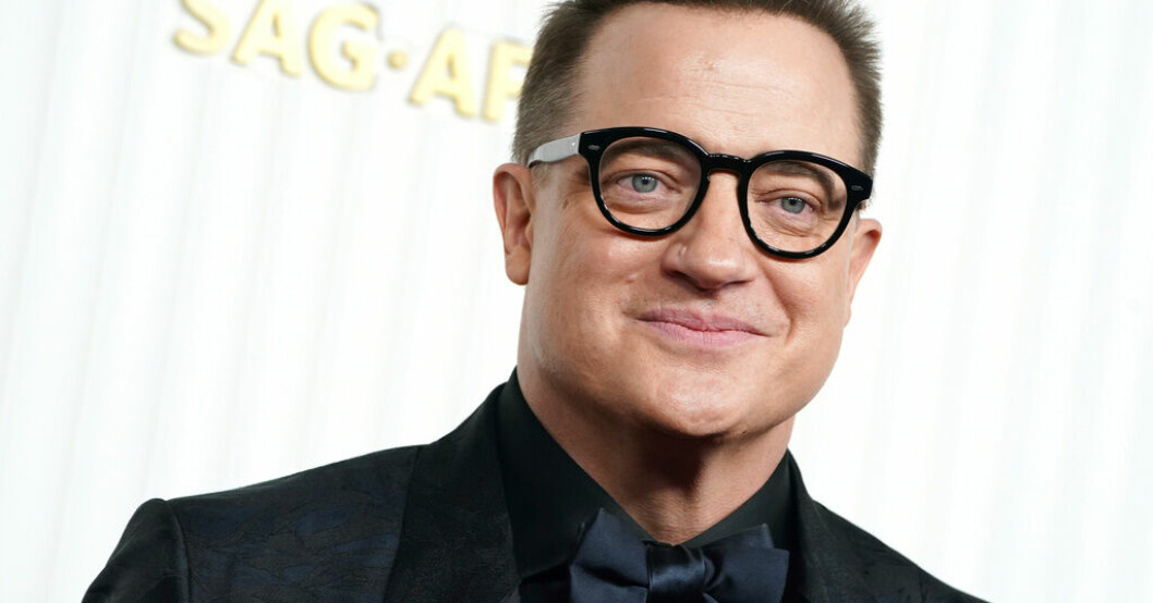 Brendan Fraser har redan hyllats för sin roll i "The Whale". På söndag har han chans att ta hem en Oscar för rolltolkningen. Arkivbild. Brendan Fraser ödmjuk inför Oscar: Har haft tur