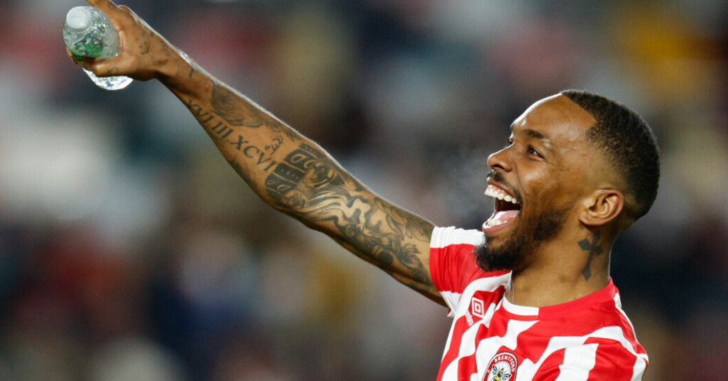 Brentfords Ivan Toney. Arkivbild. Toney uttagen i England – trots spelanklagelser