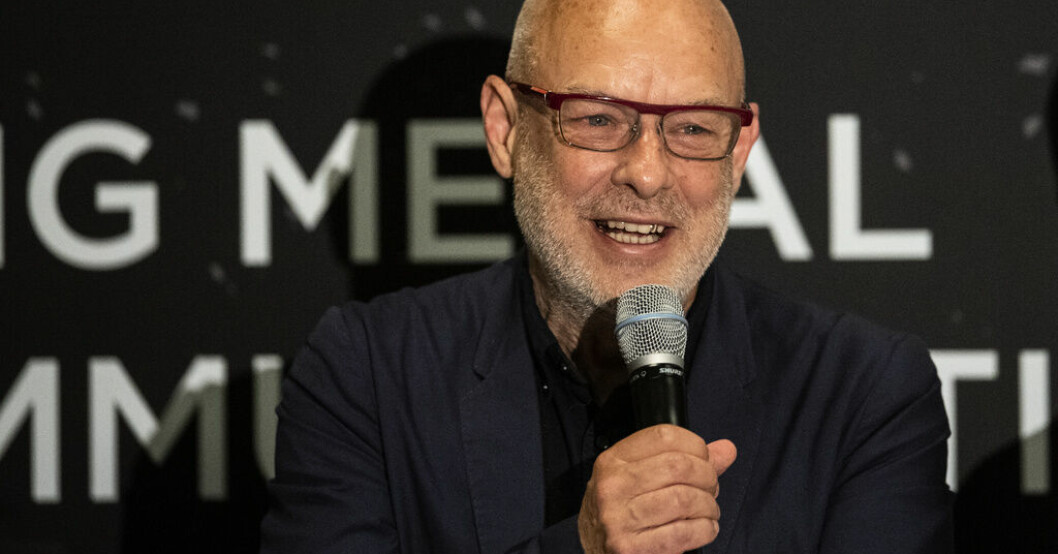 Brian Eno år 2019. Arkivbild. Eno prisas i Venedig för sin livsgärning