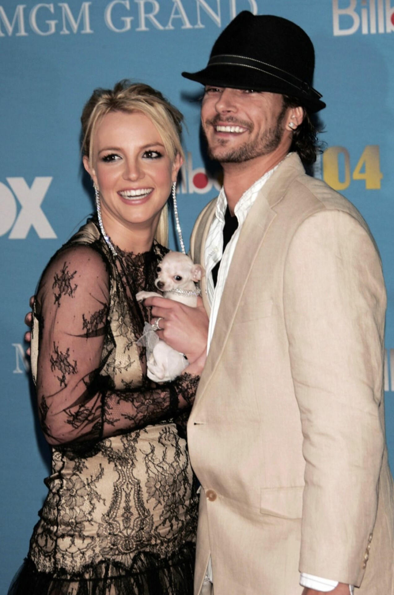 Britney Spears och Kevin Federline år 2004. Britney Spears och Kevin Federline år 2004.