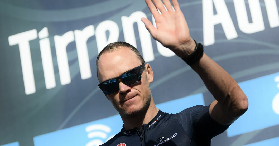 Britten Chris Froome får inte köra årets Tour de France. Arkivbild. Fyrfaldige mästaren petas: "Besviken"