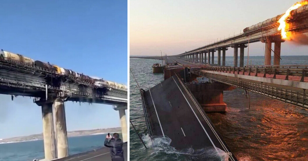 Joakim Paasikivi tror ukrainsk operation förstörde bron.