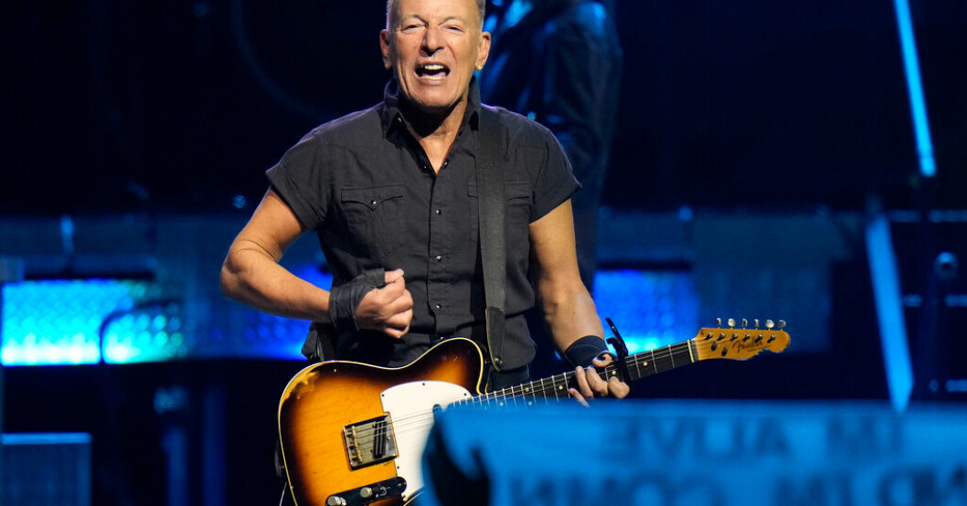 Bruce Springsteen på scen i Florida tidigare i februari. Arkivbild. Spelade låt för första gången på 51 år