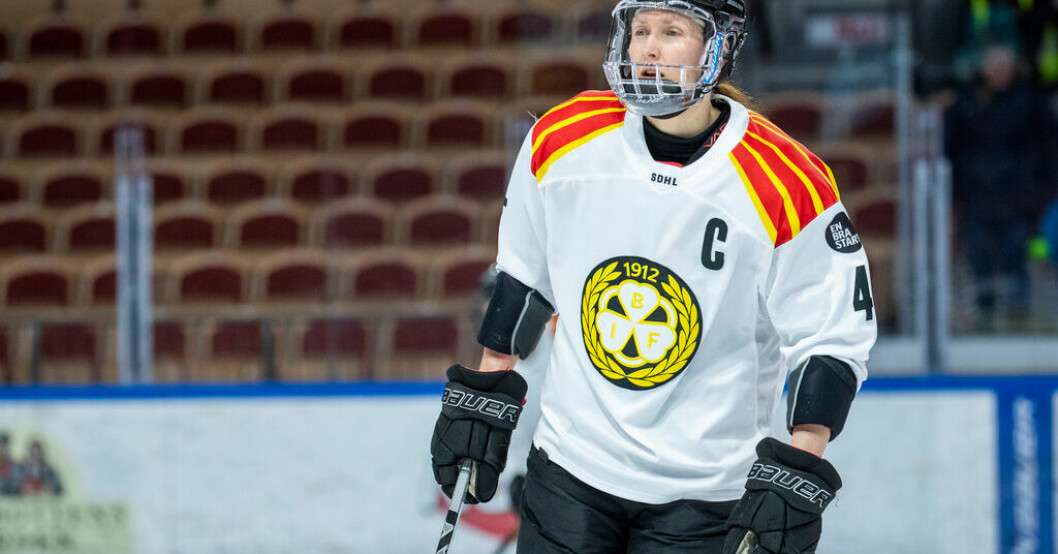 Brynäs och lagkaptenen Rosa Lindstedt är klart för SM-final igen. Arkivbild. Brynäs klart för tredje raka finalen