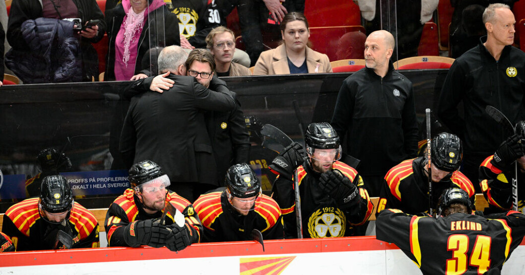 Brynäsdepp efter att laget åkte ur SHL tidigare i vår. Arkivbild. Gällstedt tar över Brynäs: "Bara en väg att gå"
