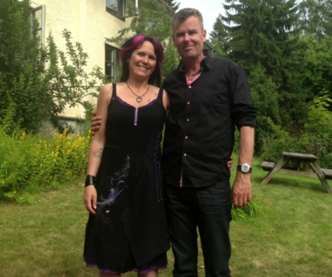 Helena och Ulf Brynte. Helena och Ulf Brynte innan Ulf blev sjuk.