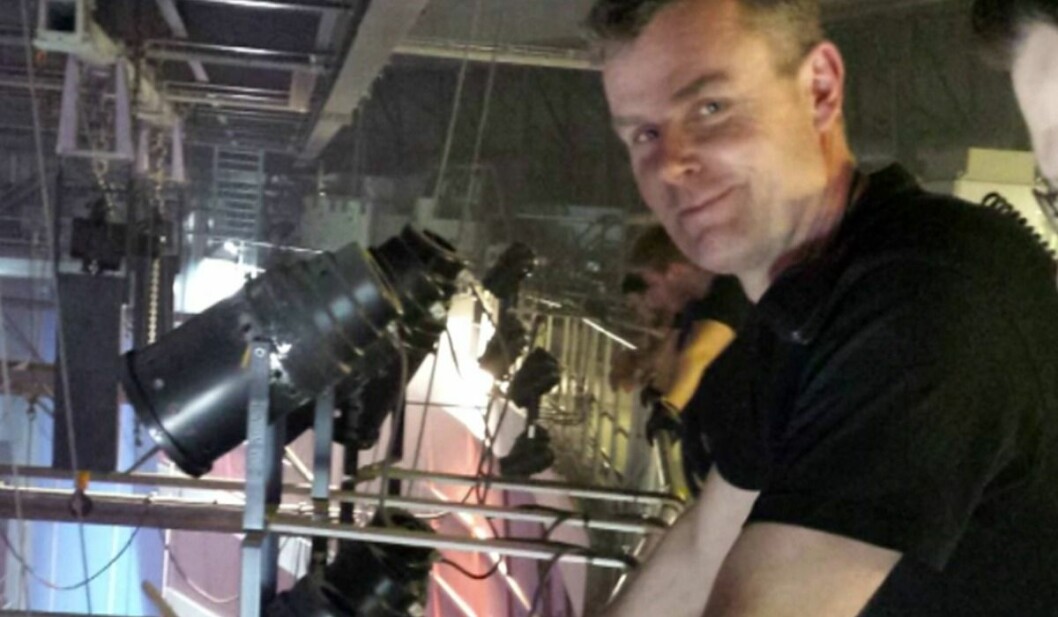 Ulf Brynte på sitt jobb. <strong>Foto: Privat</strong>