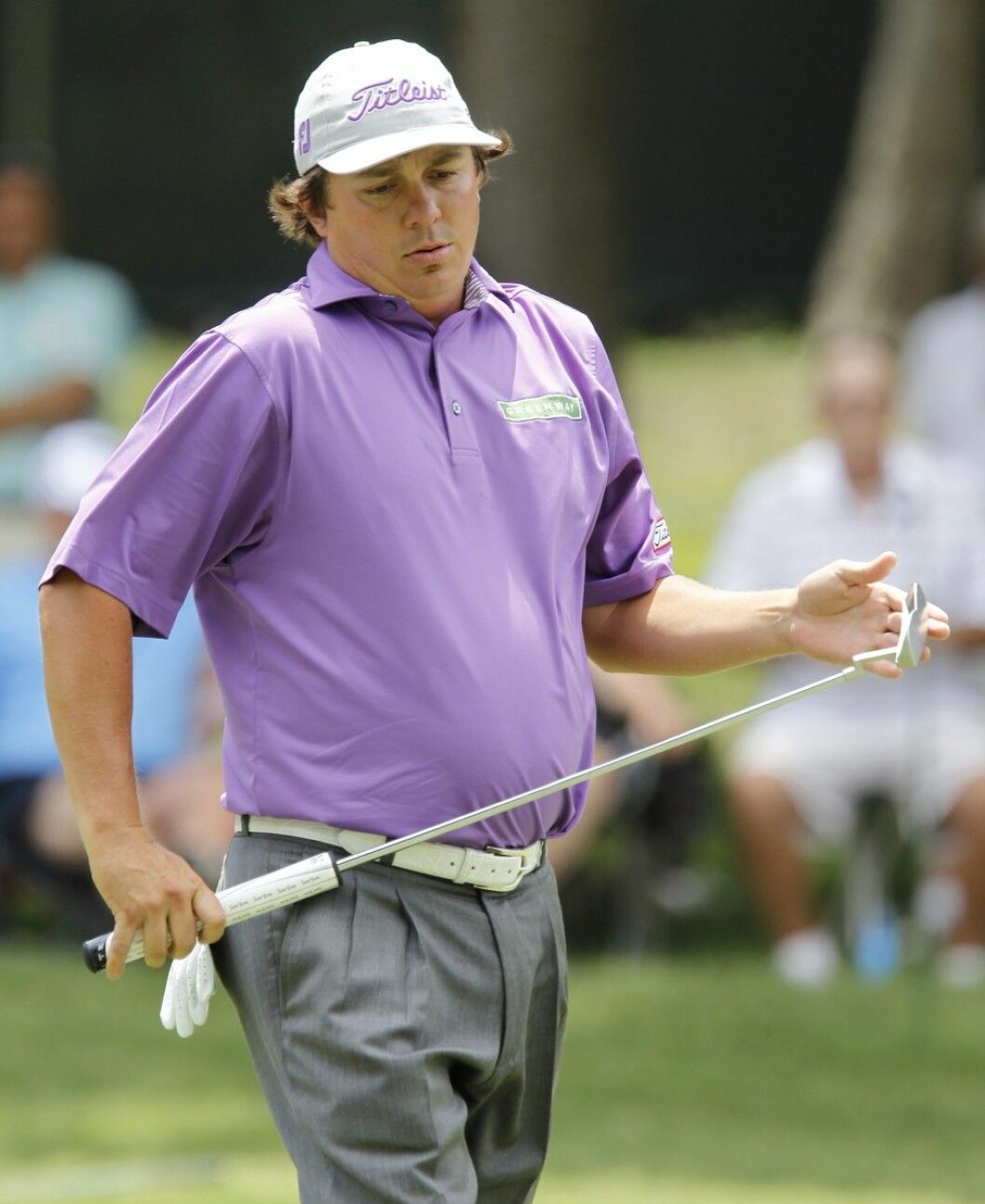 Amanda Boyds ex-make Jason Dufner skickade in skilmässopapprena direkt. Foto:Bulls SPORTS GLF-COLONIAL 30 FT
