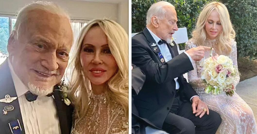 Buzz Aldrin, 93, gifter sig med 30 år yngre kvinna – fjärde bröllopet