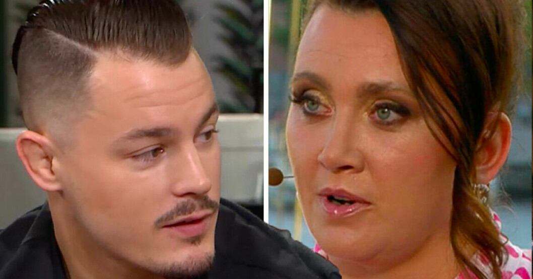 Camilla Läckberg och Simon Sköld