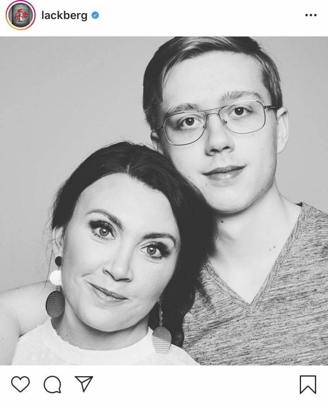 FOTO: Instagram Camilla Läckberg och sonen Wille